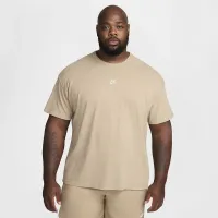 Nike Sportswear Premium Essentials мужские футболка цвет коричневый