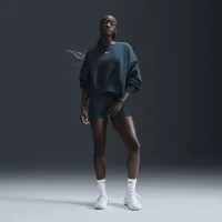 Nike Sportswear Phoenix Fleece жіноча Over-оверсайз Crew-Neck світшот блакитний