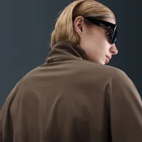 Nike 24.7 PerfectStretch женская Dri-FIT оверсайз Full-Zip Куртка цвет коричневый
