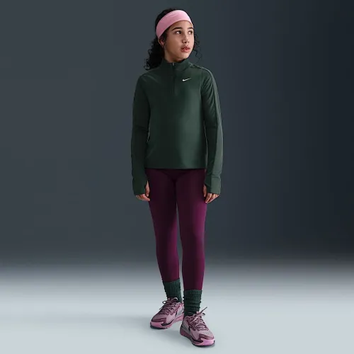 Nike One Big дитячі (Girls') Dri-FIT З високою талією лосіни колір червоний