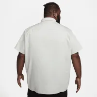 Nike Life чоловічі Woven Military Short-Sleeve Button-Down Shirt колір сірий