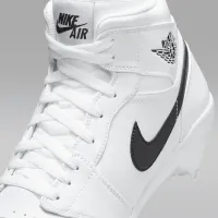 Nike Jordan 1 Retro Metal чоловічі бейсбольні бутси колір білий