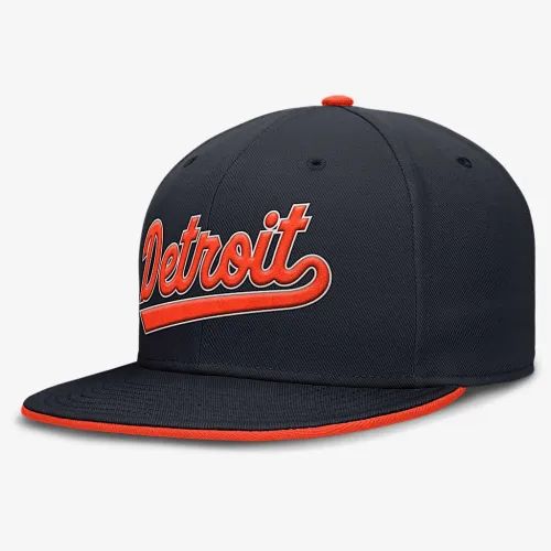 Detroit Tigers True мужские Nike Dri-FIT MLB Fitted Hat синий