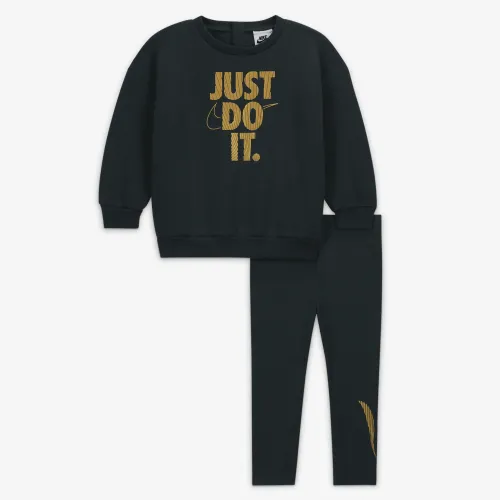 Nike Shine Crew and лосіни комплект Baby 2-Piece комплект колір зелений