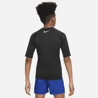 Nike Swim Scribble Big дитячі (для хлопчиків) Short-Sleeve Hydroguard колір чорний