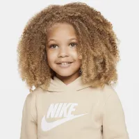 Nike Sportswear Club Fleece Toddler Толстовка з капюшоном комплект колір коричневий