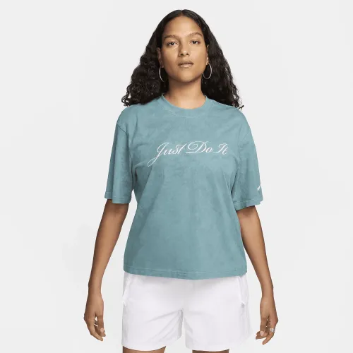 Nike Sportswear женская футболка цвет зеленый