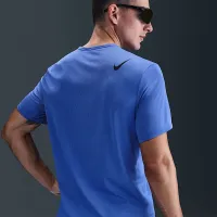 Nike AeroSwift чоловічі Dri-FIT ADV Short-Sleeve Running Top блакитний