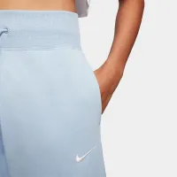 Nike Sportswear Phoenix Fleece женская С высокой Талией Wide-Leg Sweatpants синий