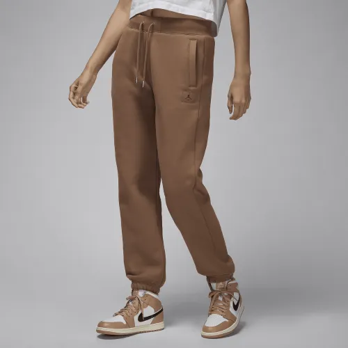 Nike Jordan Flight Fleece женская Pants цвет коричневый