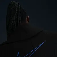 Nike Serena Williams Design Crew женская оверсайз Knit Куртка цвет черный