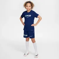 Nike Erling Haaland Academy Big детские Dri-FIT Soccer шорты синий