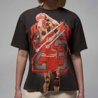 Nike Jordan женская Graphic футболка цвет черный