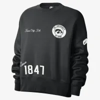Iowa женская Nike College Crew-Neck свитшот цвет черный