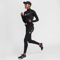 Nike Fast жіноча Mid-Rise 7/8 Running лосіни з кишенямиколір чорний