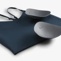 Nike Indy жіноча Light-Support Padded Sports Bra Tank блакитний