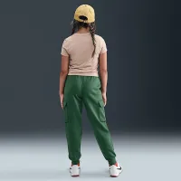 Nike Sportswear Club Fleece Big детские Cargo Pants цвет зеленый