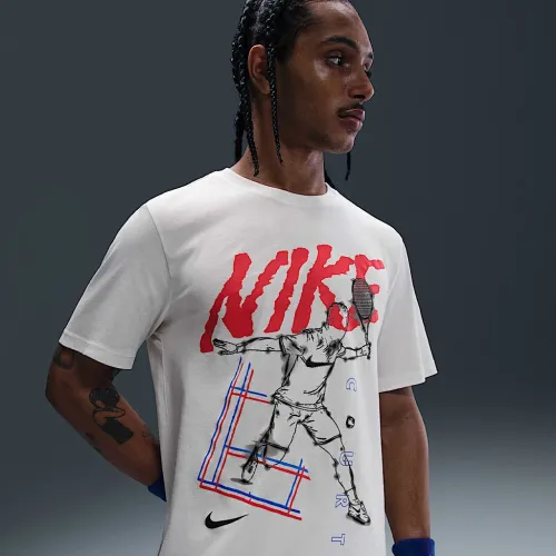 NikeCourt мужские Tennis футболка цвет белый