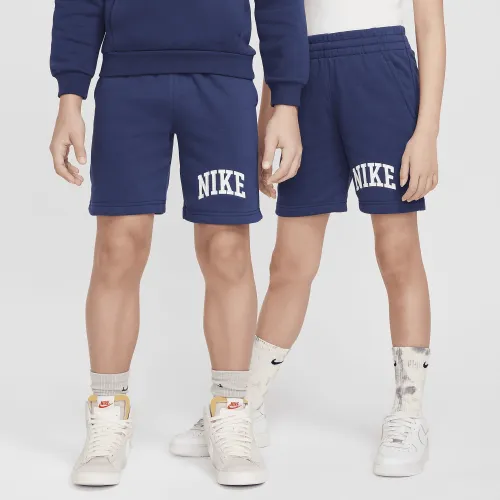 Nike Sportswear Club Big детские French Terry шорты синий