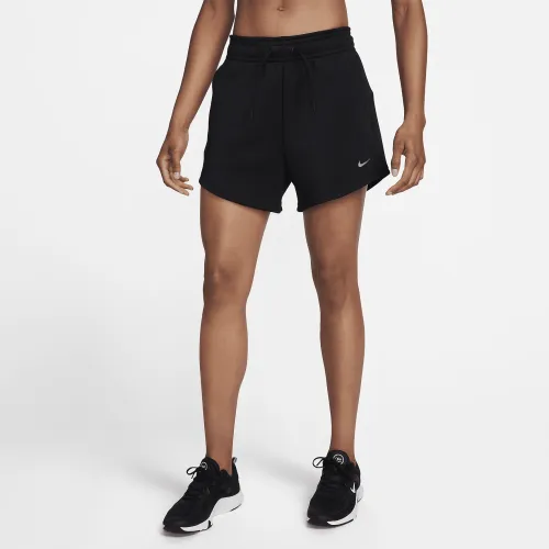 Nike Prima жіноча Dri-FIT З високою талією шорти колір чорний