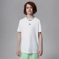 Nike Jordan Dri-FIT Sport Big дитячі Core футболка колір білий