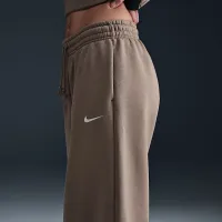 Nike Sportswear Phoenix Fleece женская Mid-Rise оверсайз Tapeцвет красный Pants цвет коричневый
