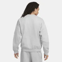 Nike Solo Swoosh мужские Fleece Crew цвет серый