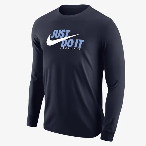 Nike чоловічі Lacrosse Long-Sleeve футболка блакитний