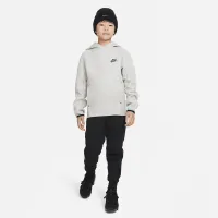 Nike Sportswear Tech Fleece Big дитячі (для хлопчиків) Pullover Толстовка з капюшоном колір сірий