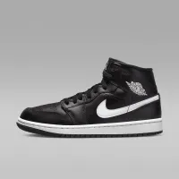 Nike Air Jordan 1 Mid жіноча Кросівки колір чорний