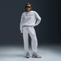 Nike Sportswear Phoenix Fleece женская оверсайз Crew-Neck свитшот цвет коричневый