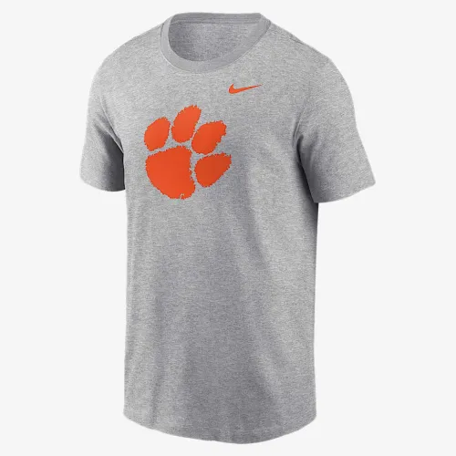 Clemson Tigers Primetime Logo мужские Nike College футболка цвет серый