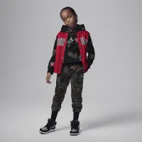 Nike Jordan MJ Essentials Little детские Printed Pullover Толстовка с капюшоном цвет черный