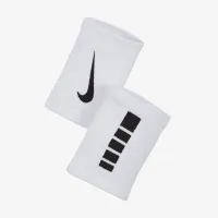 Nike Elite Doublewide Wristbands (2 пари) колір білий