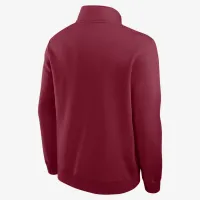 Alabama Crimson Tide Primetime Club чоловічі Nike College 1/2-Zip Crew колір червоний