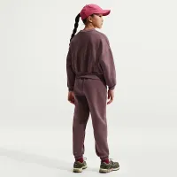 Nike Sportswear Club Fleece Big детские Loose Pants цвет фиолетовый