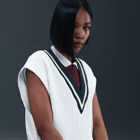 Nike Sportswear женская Waffle-Knit Vest цвет белый