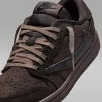 Nike Jordan 1 Low x Travis Scott Little дитячі Кросівки колір коричневий