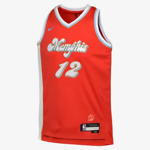 Ja Morant Memphis Grizzlies 2024/25 City Edition Big детские Nike Dri-FIT NBA Swingman Jersey цвет красный