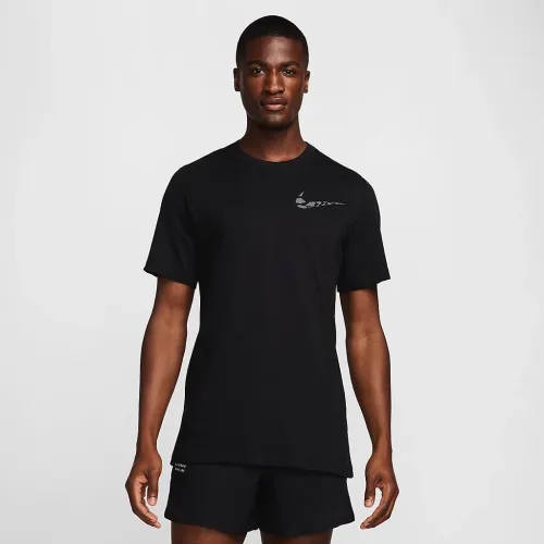 Nike Running Division чоловічі Dri-FIT Running футболка колір чорний