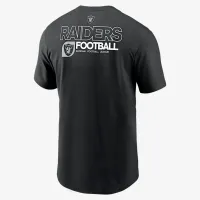 Las Vegas Raiders Team Outline Essential футболка мужские Nike NFL футболка цвет черный
