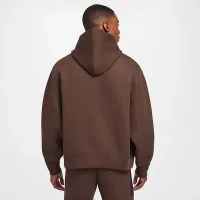 Nike Tech Reimagined чоловічі Fleece Толстовка з капюшоном колір коричневий