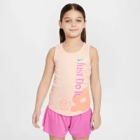 Nike Dri-FIT Little детские Wild Flower 2-Piece Tank and Mesh шорты набор Pink