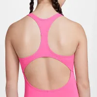 Nike Essential Big дитячі (Girls') Racerback 1-Piece Swimsuit Pink