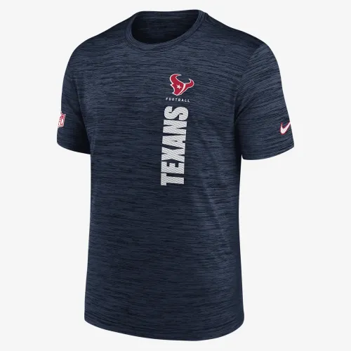Houston Texans Sideline Velocity чоловічі Nike Dri-FIT NFL футболка блакитний