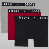 Nike Jordan Flight чоловічі бавовнянітруси (3 пари) колір червоний