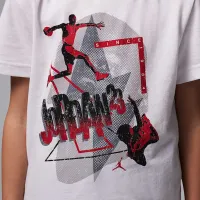 Nike Jordan Little детские 3Peat футболка цвет белый
