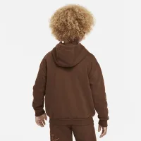 Nike Sportswear Shine Fleece Pullover Толстовка з капюшоном Little Kids Толстовка з капюшоном колір коричневий