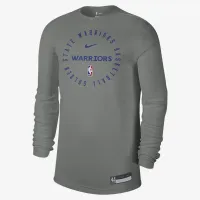 Golden State Warriors чоловічі Nike Dri-FIT NBA Long-Sleeve футболка колір сірий