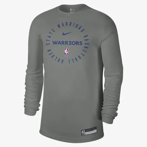 Golden State Warriors чоловічі Nike Dri-FIT NBA Long-Sleeve футболка колір сірий